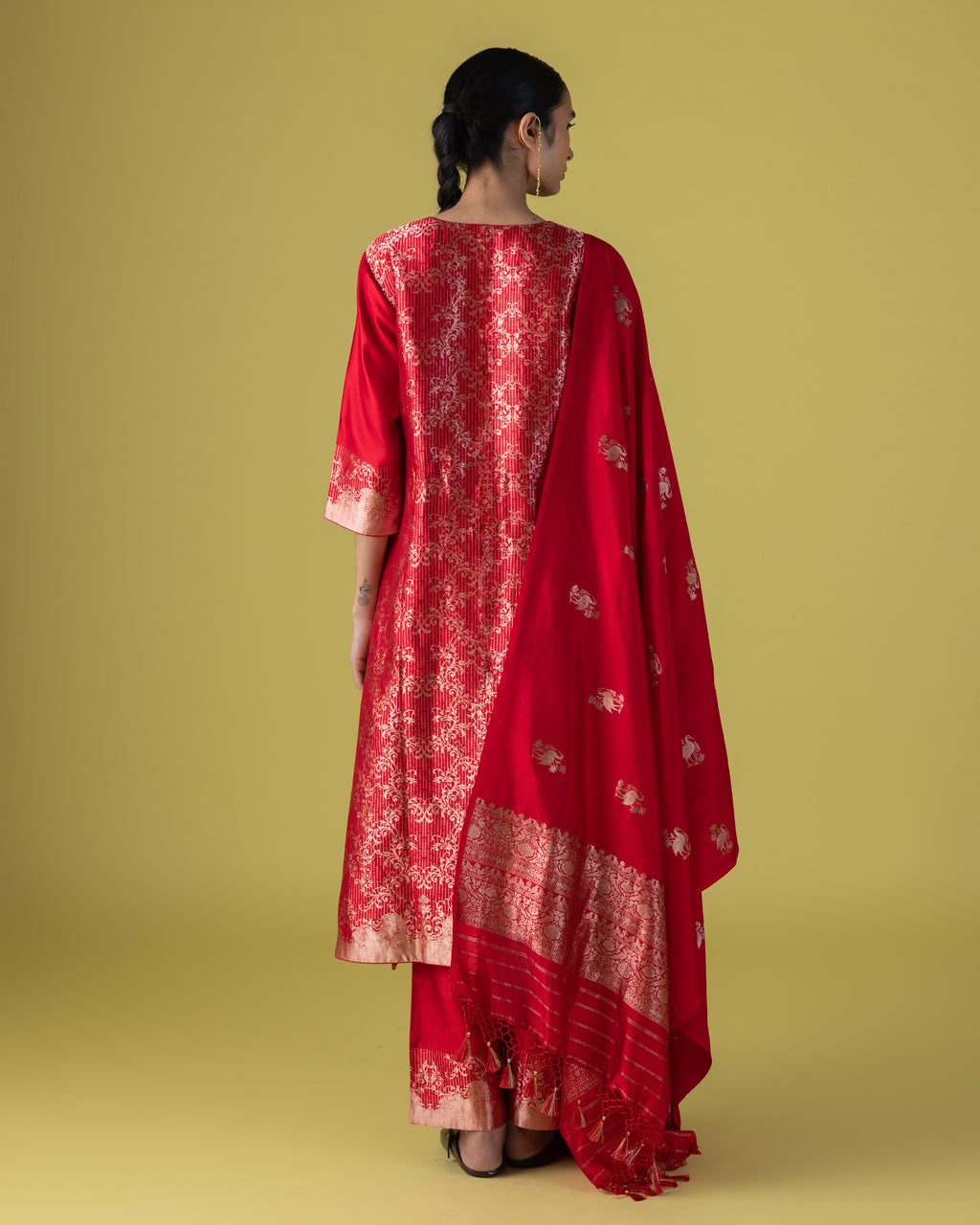 Red Silk Set