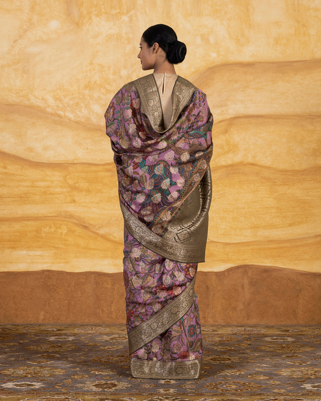 Lavani Buti Digital Printed Saree  Chiniya
