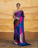 Upala Printed Saree Satin