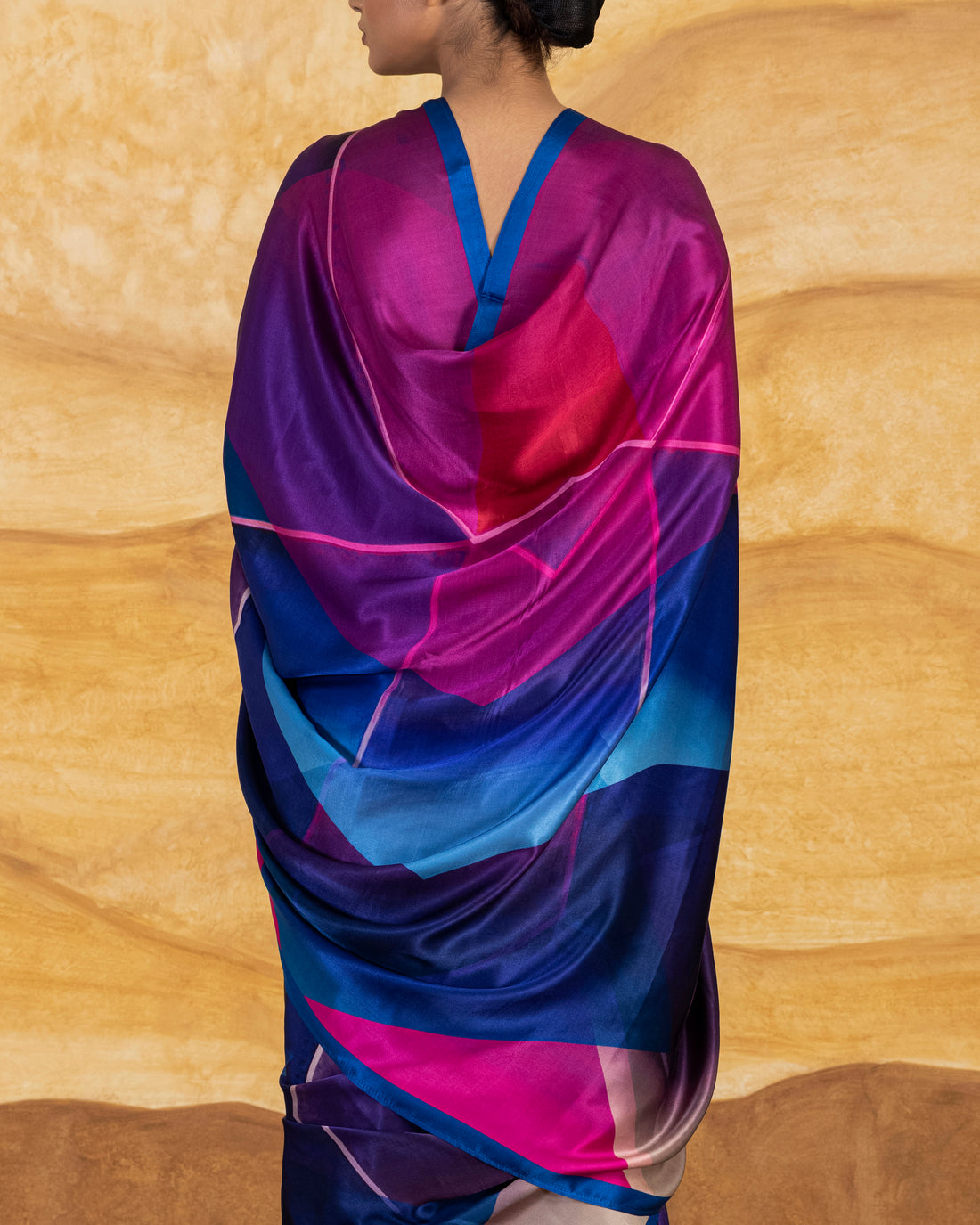 Upala Printed Saree Satin