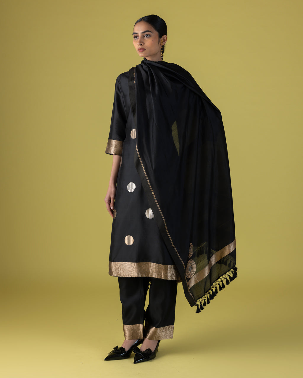 Black Silk Set