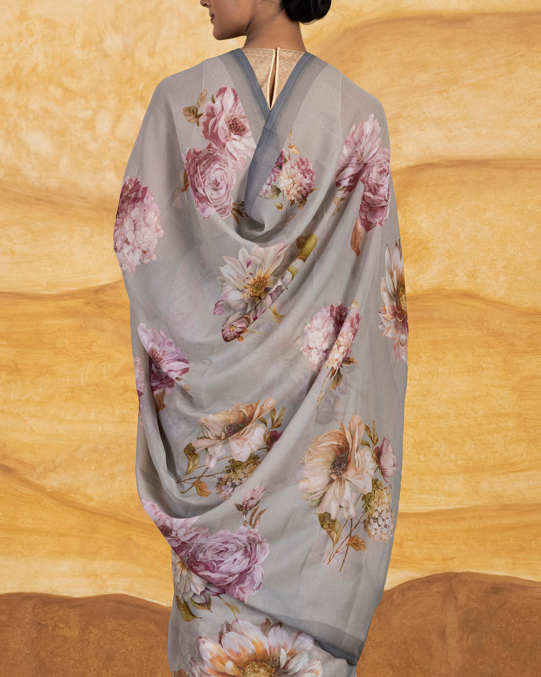 Upala Printed Saree Chiffon
