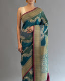 Saree Pure Tusser-Georgette