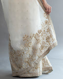Hand Embroidered Saree Pure Kora