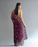 Hand Embroidered Saree Pure Kora
