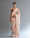 Saree Pure Tusser-Georgette