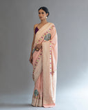 Saree Pure Tusser-Georgette