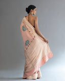 Saree Pure Tusser-Georgette