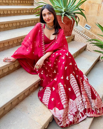 Regal Ember Lehenga