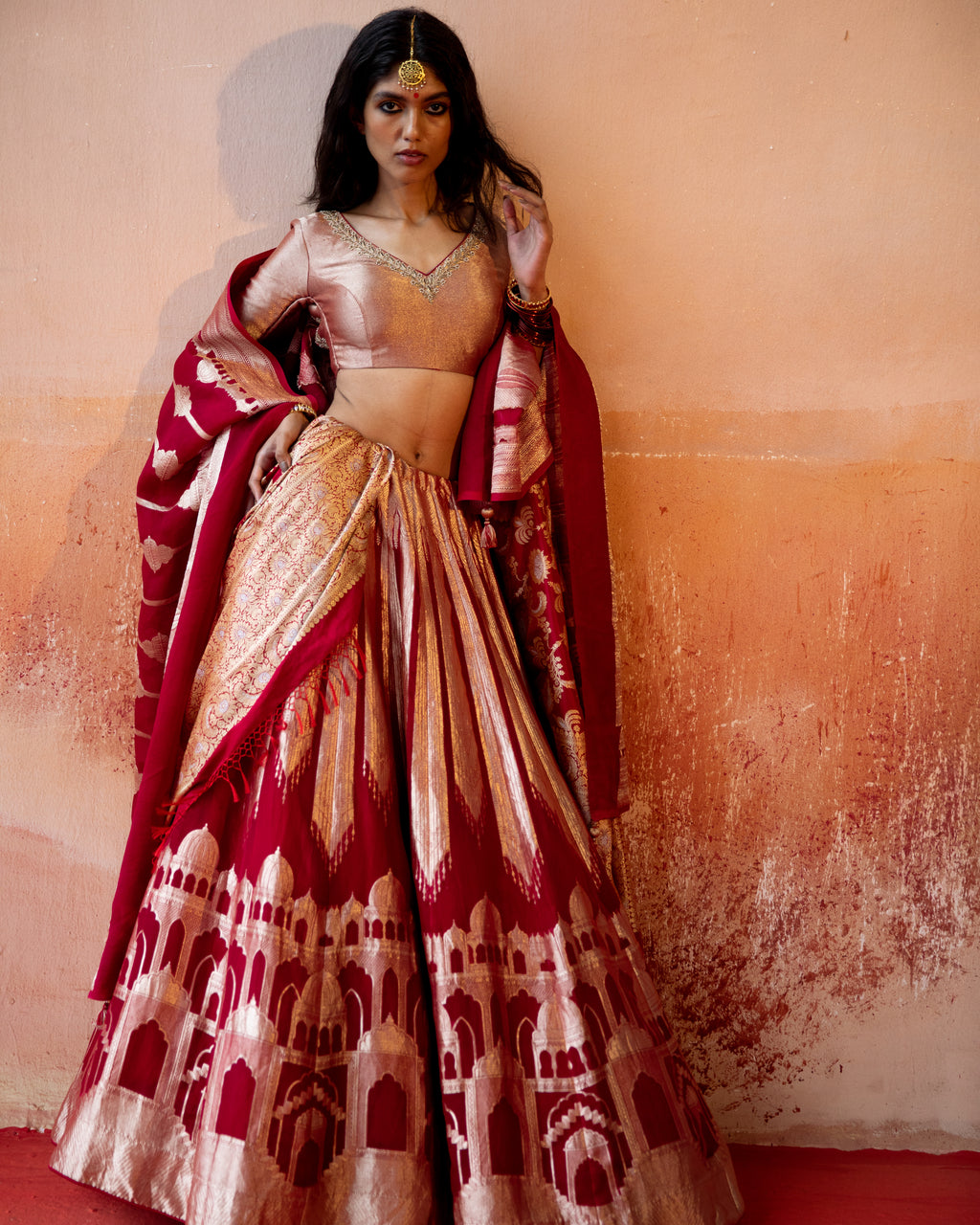 Mulberry Traditional Monumental Lehenga