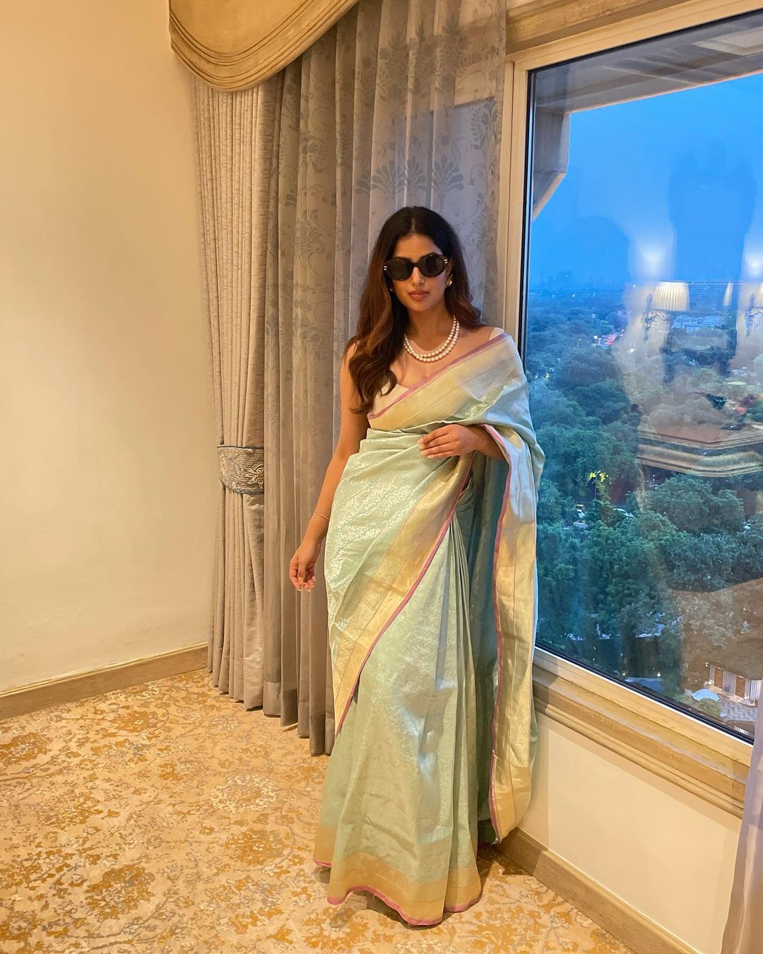 Kalhana Tanchoi Silk Saree