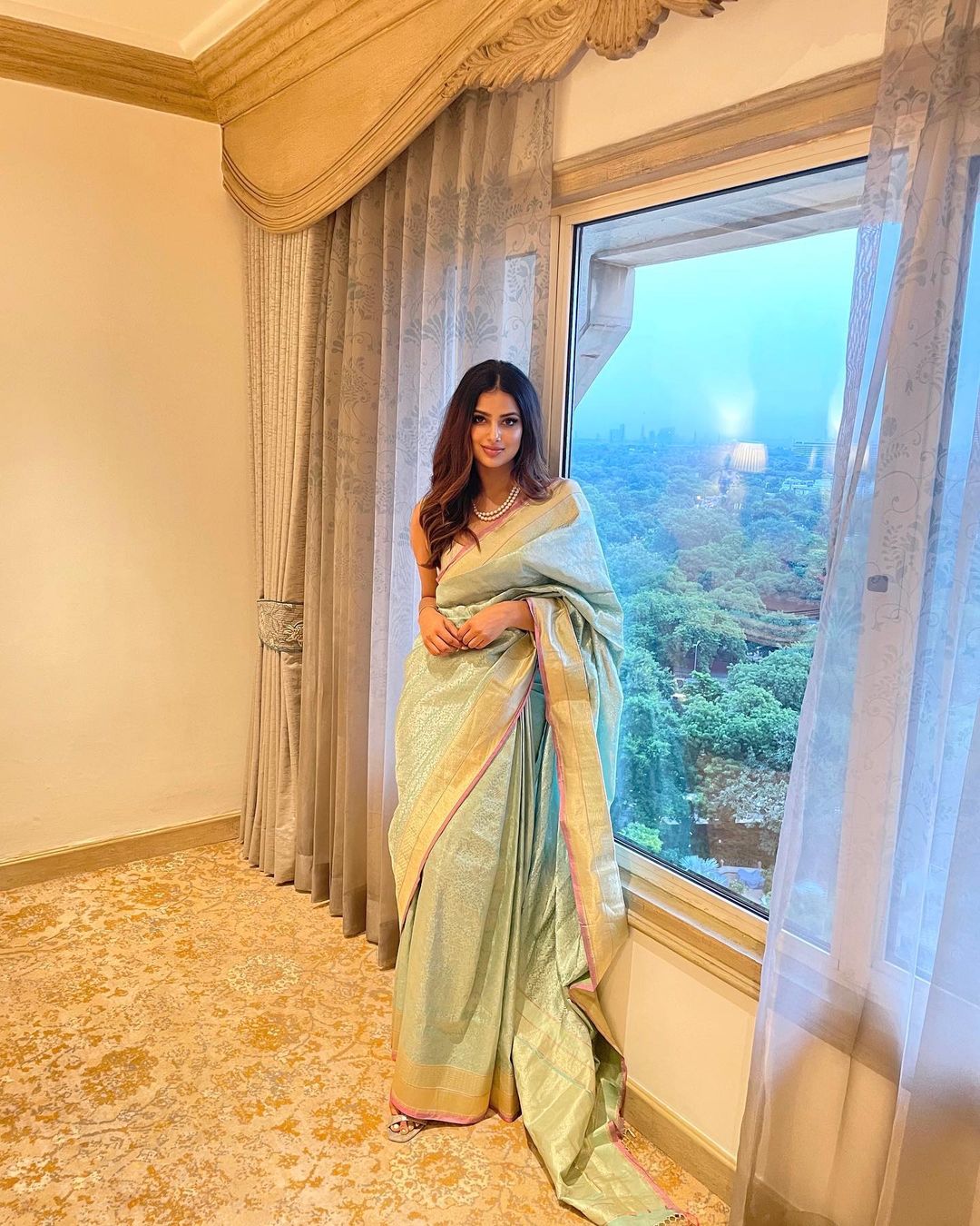 Kalhana Tanchoi Silk Saree