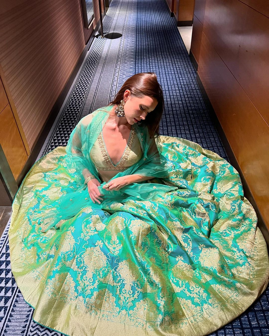 Regal Botanical Lehenga