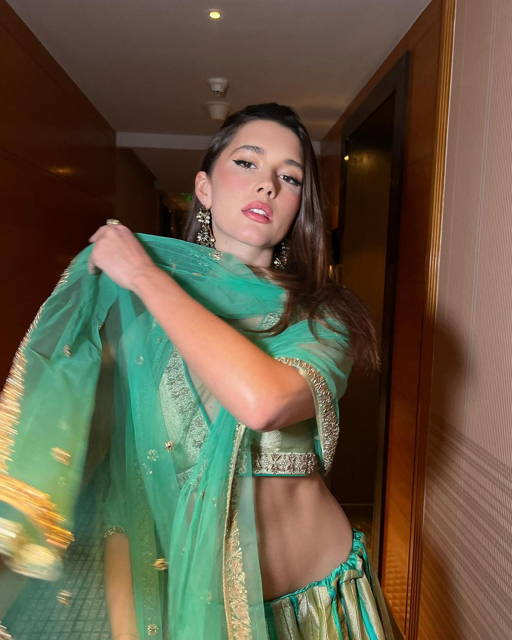 Regal Botanical Lehenga