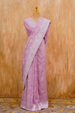 Banarasi Tusser Goergette Sarees