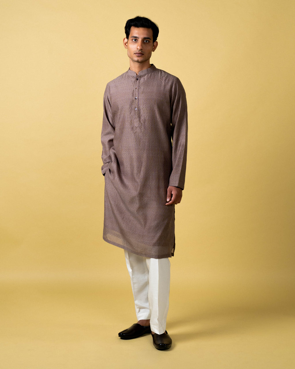 Ash Grey Kurta Set