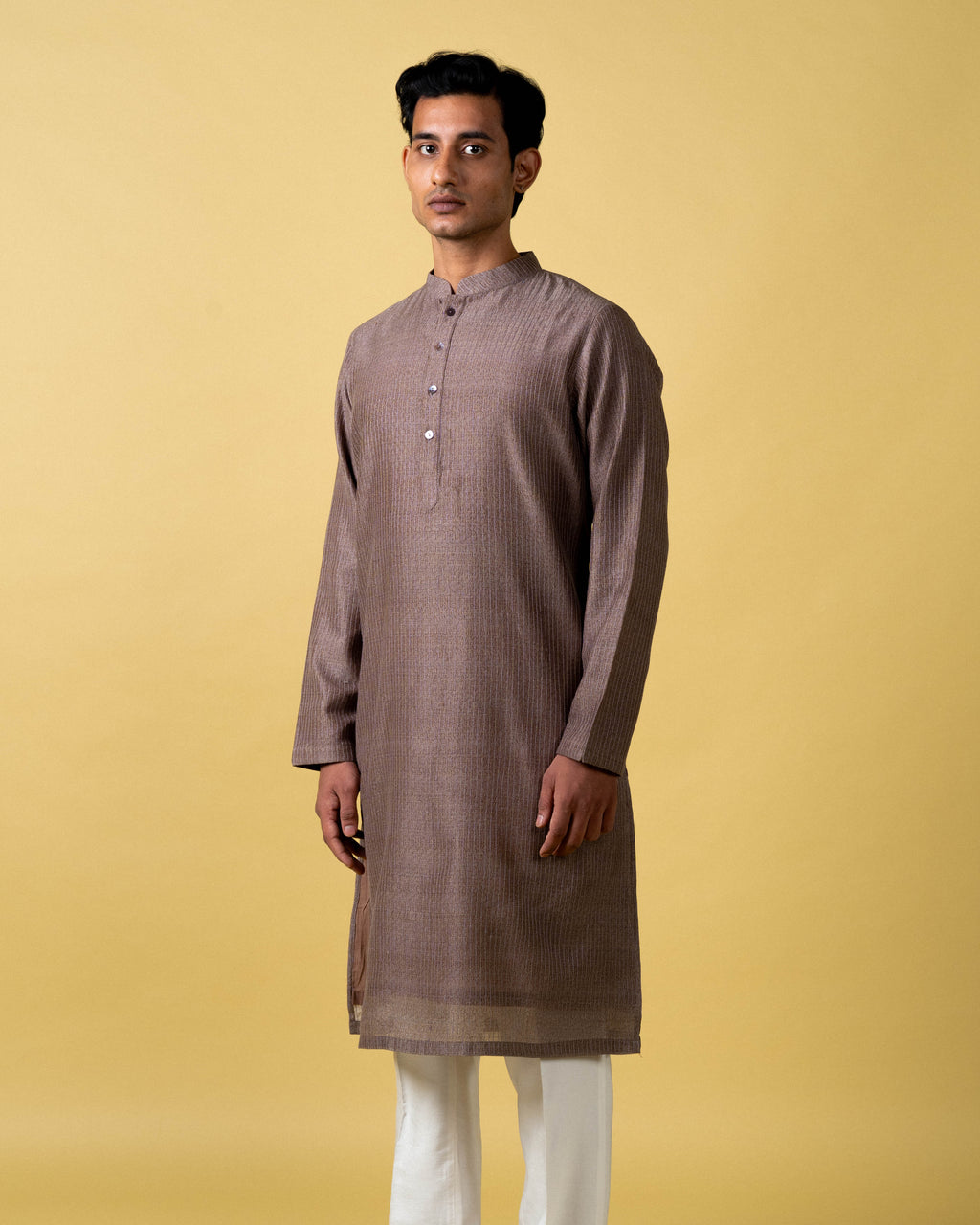 Ash Grey Kurta Set
