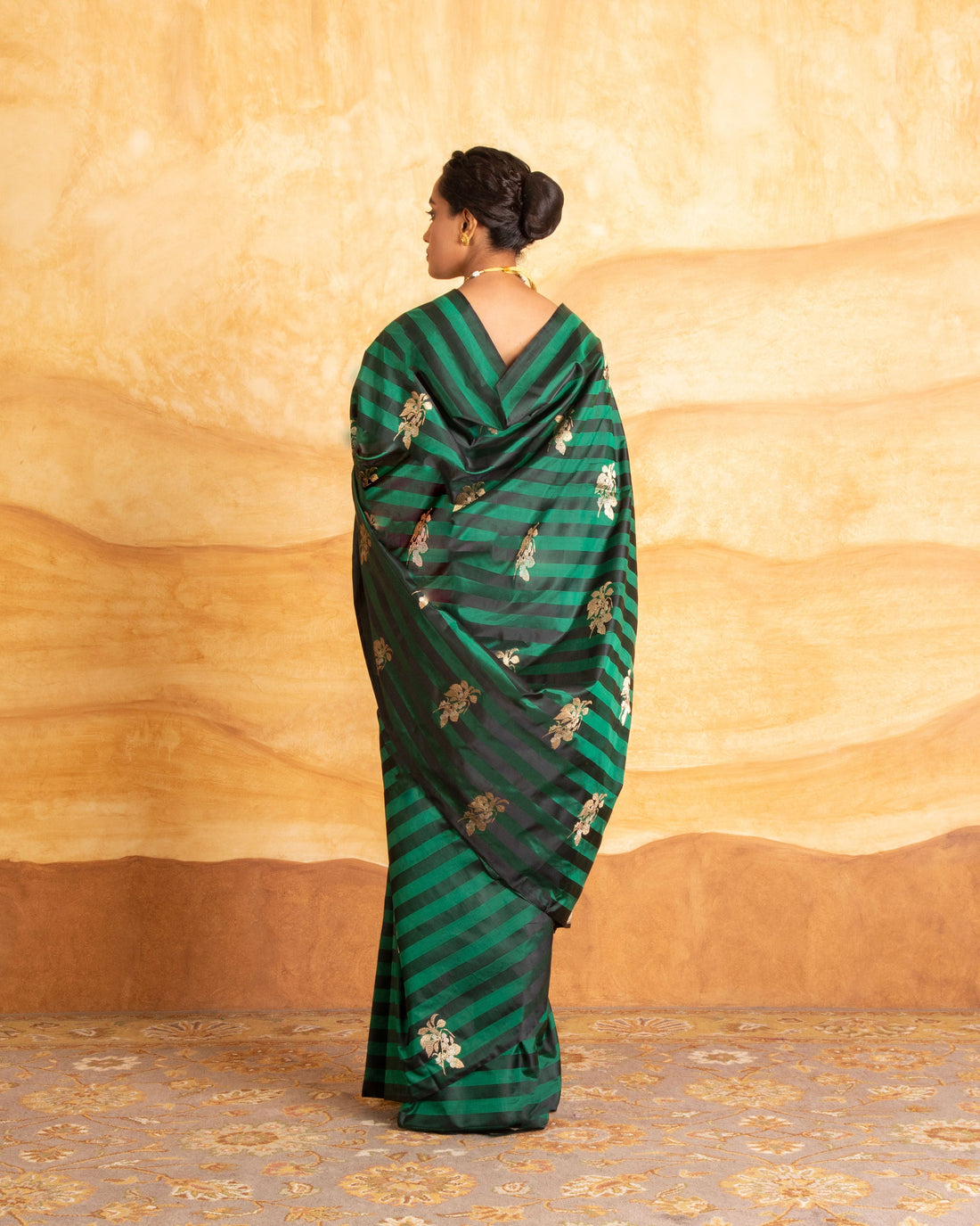 Lavani Buti Saree Satin