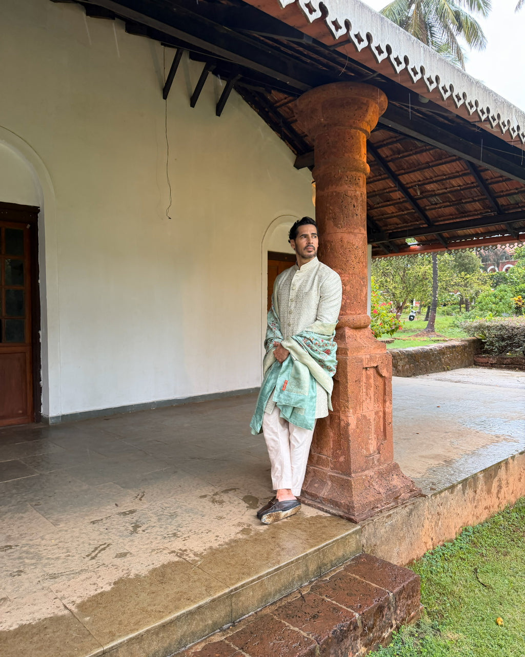 The Noor-e-Beige Sherwani