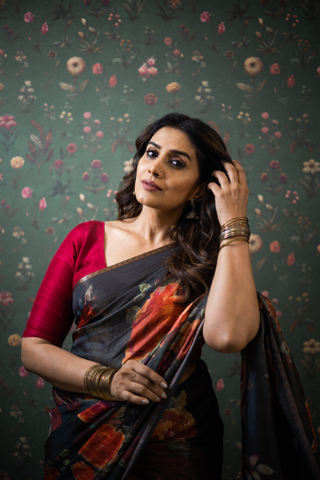 Digital Printed Tissue Saree