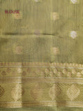 Silver Zari Buti Pattern chanderi Saree