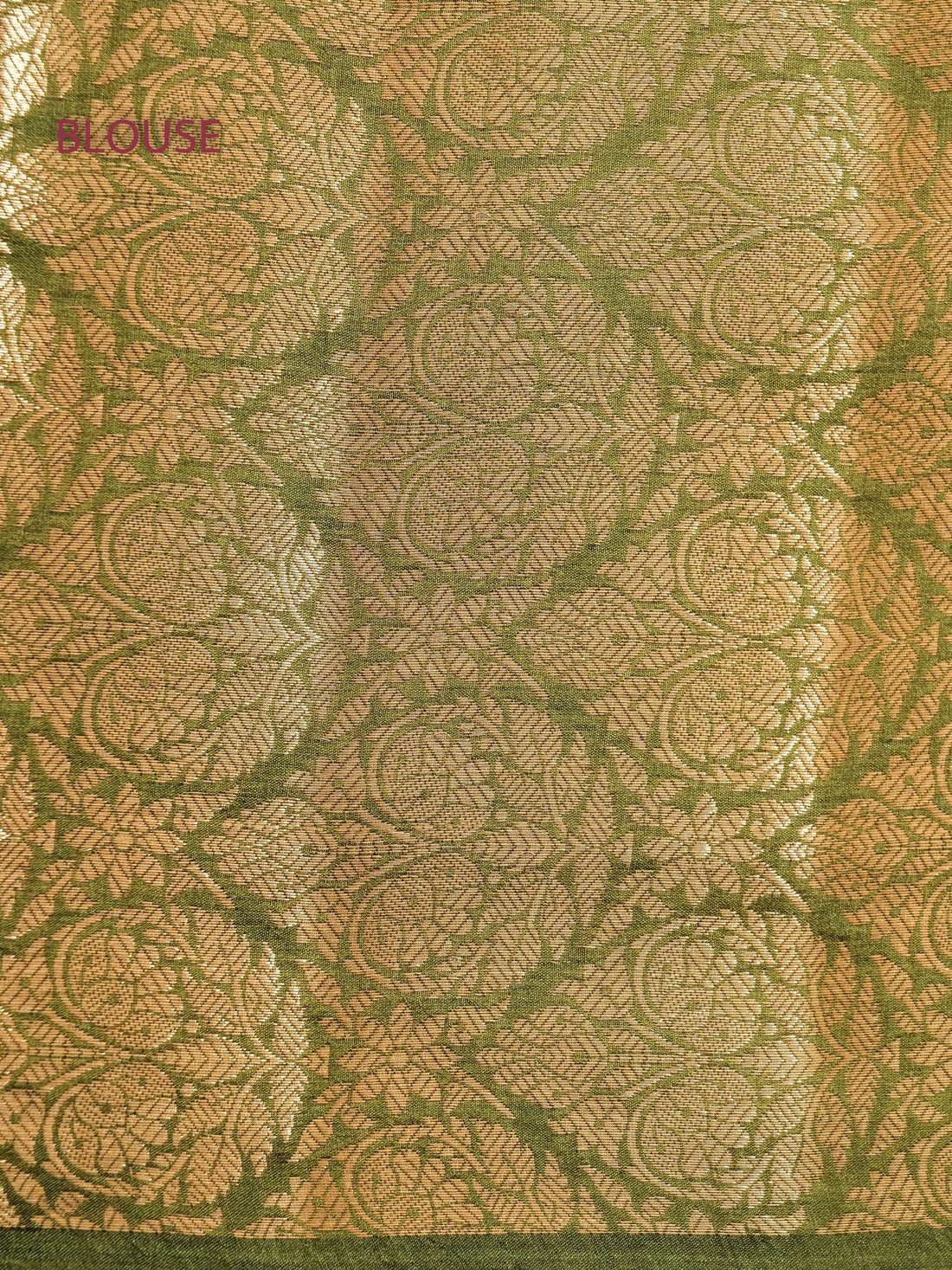 Gold Zari Buti Saree Chiniya