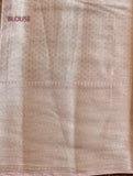 Silver Zari buti Saree Chiniya