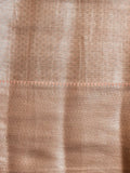 Silver Zari buti Saree Chiniya