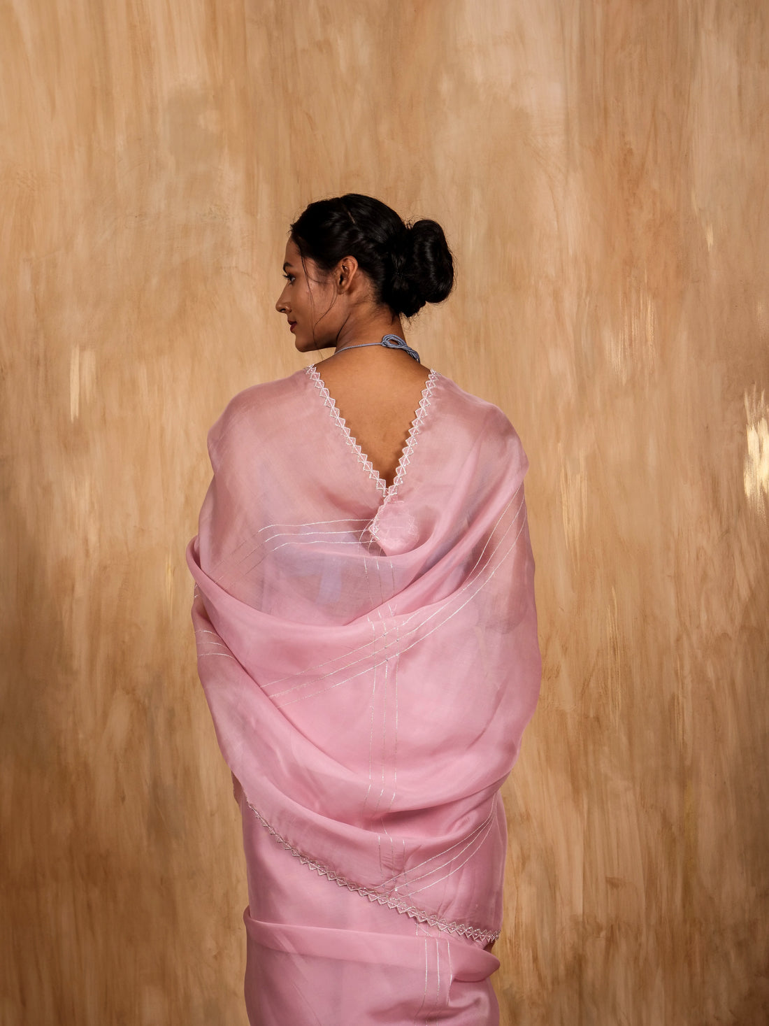 Hand Embroidered Saree Kora
