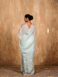 Hand embroidered saree Kora