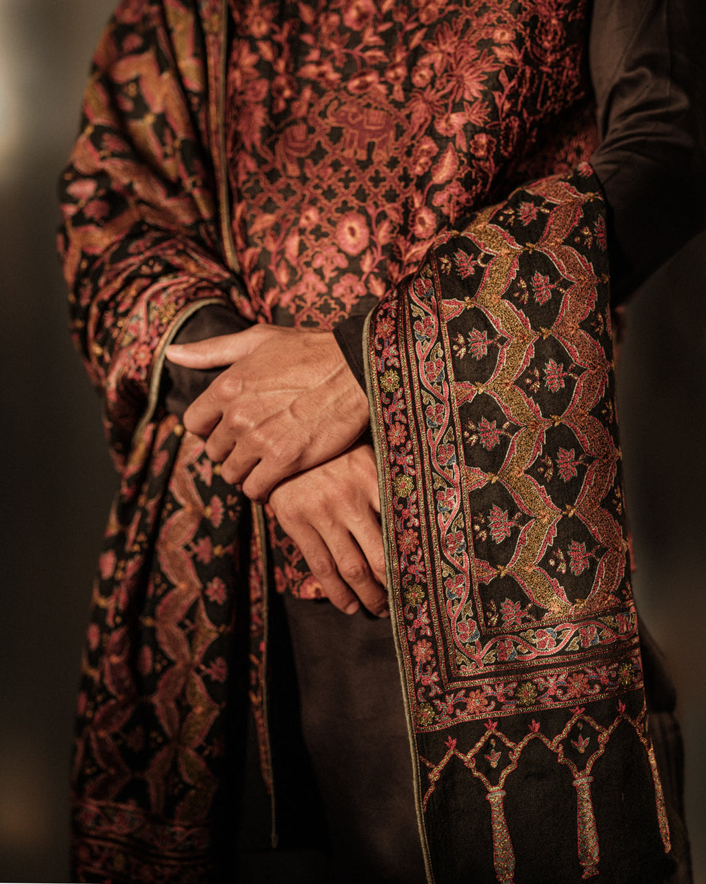 Hand Embroidered Resham Bundi