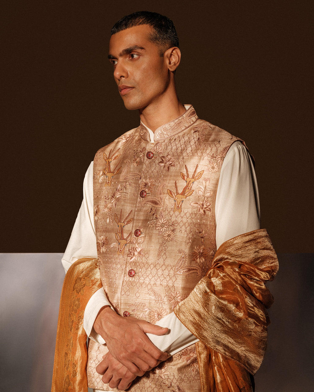 Hand Embroidered Pichwai Bundi