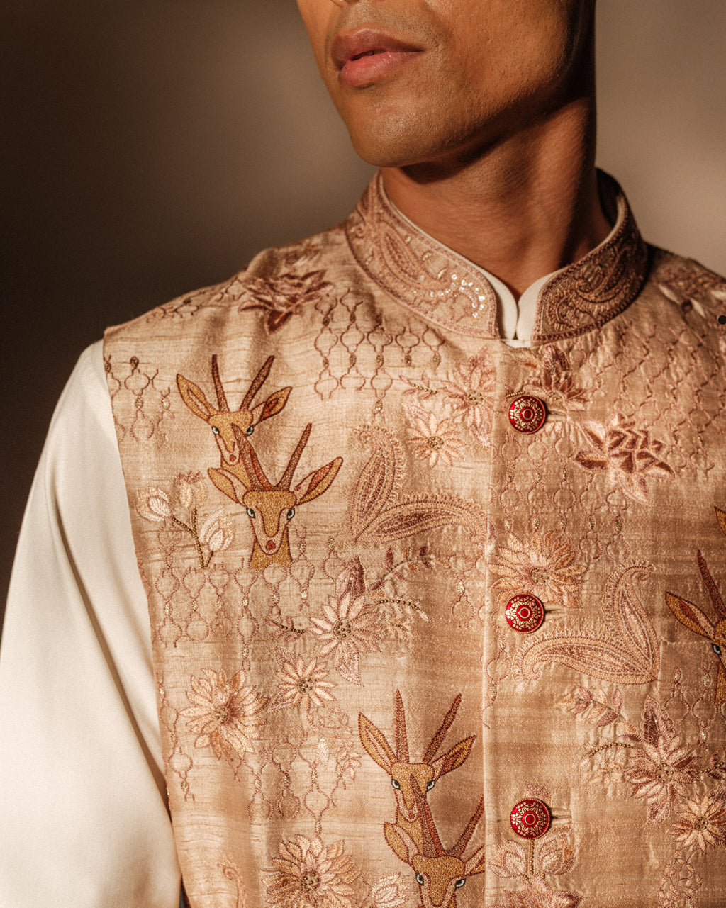 Hand Embroidered Pichwai Bundi