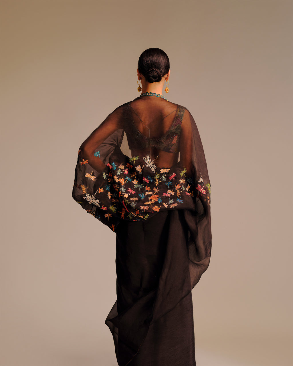 The Dragonfly Saree