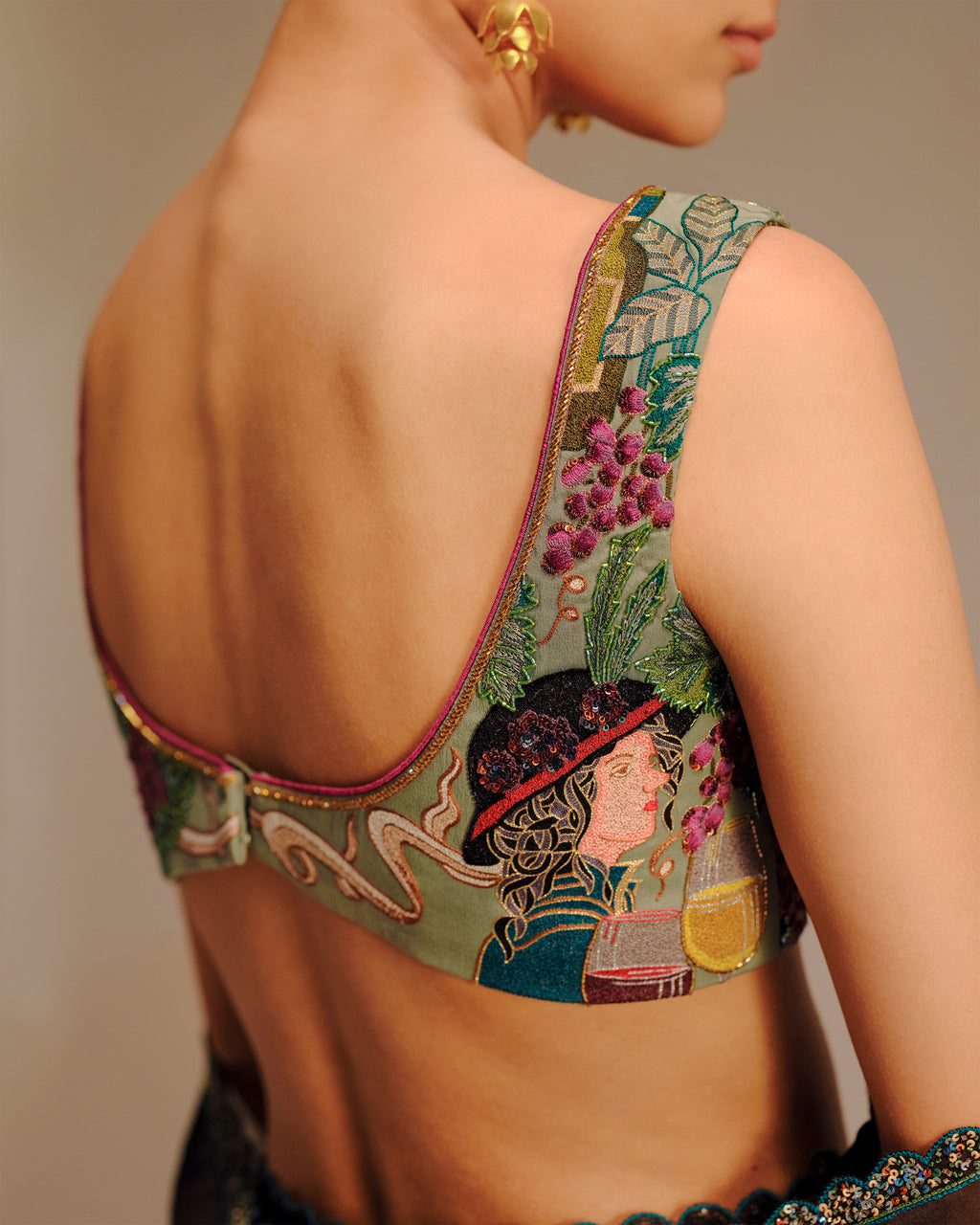 The Dragonfly Saree