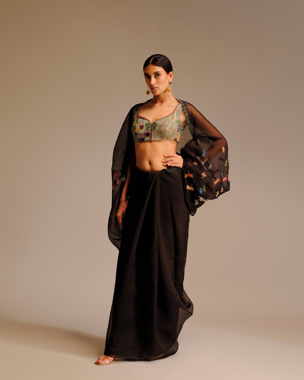The Dragonfly Saree