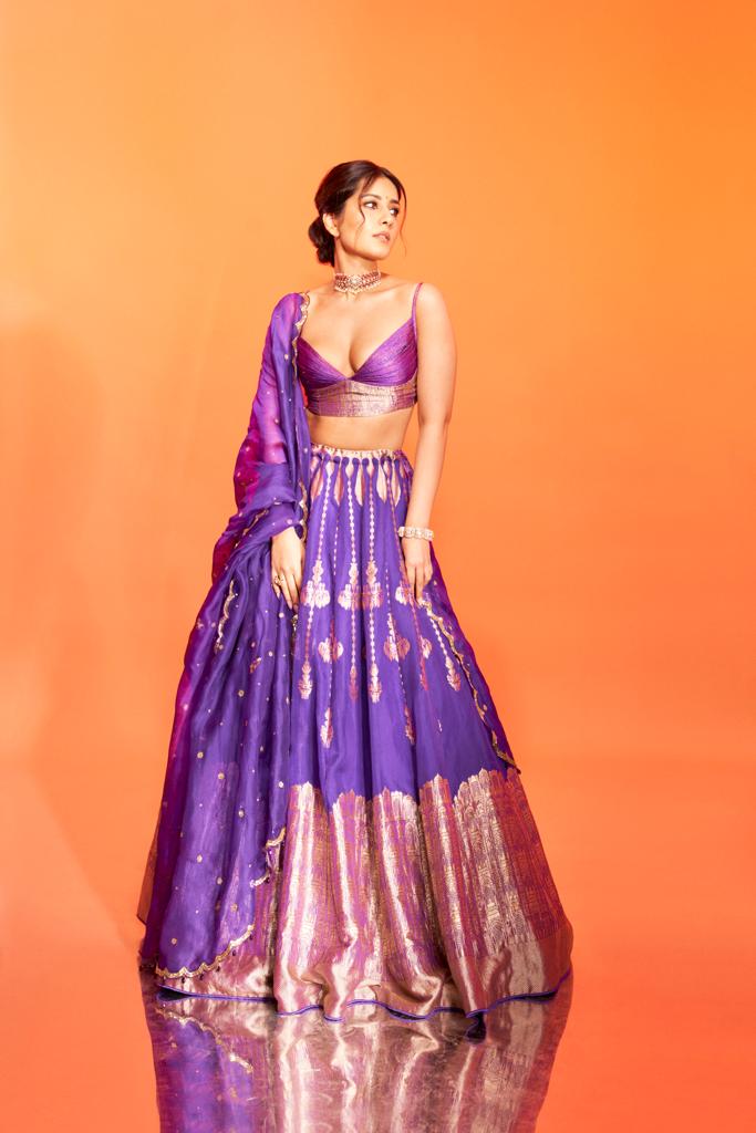 Qila Lehenga With Latticework