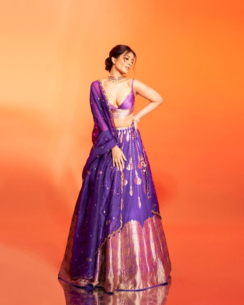 Qila Lehenga With Latticework