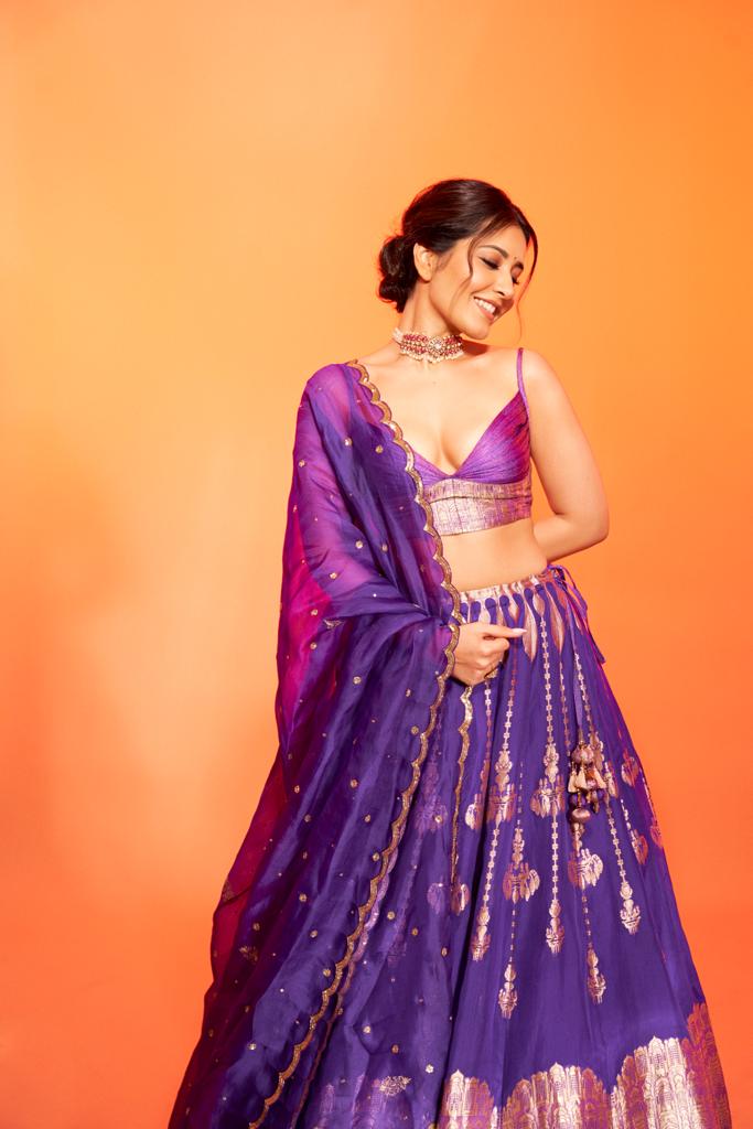 Qila Lehenga With Latticework