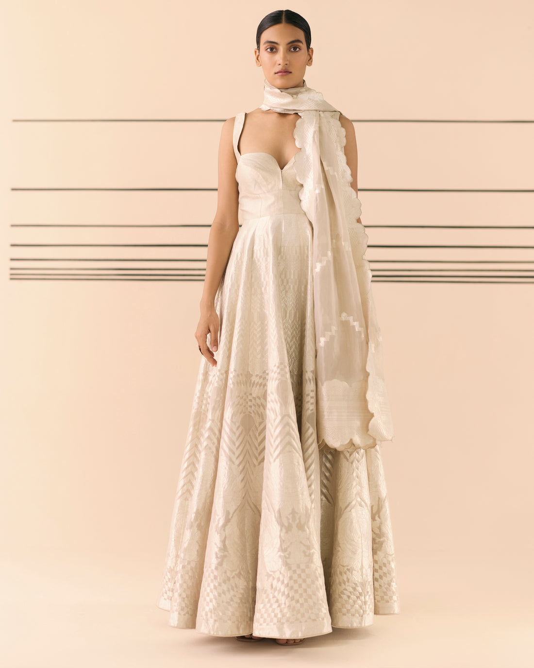 Woven Cocktail Dress 'The Line'