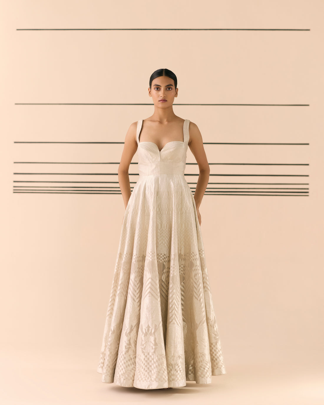 Woven Cocktail Dress 'The Line'