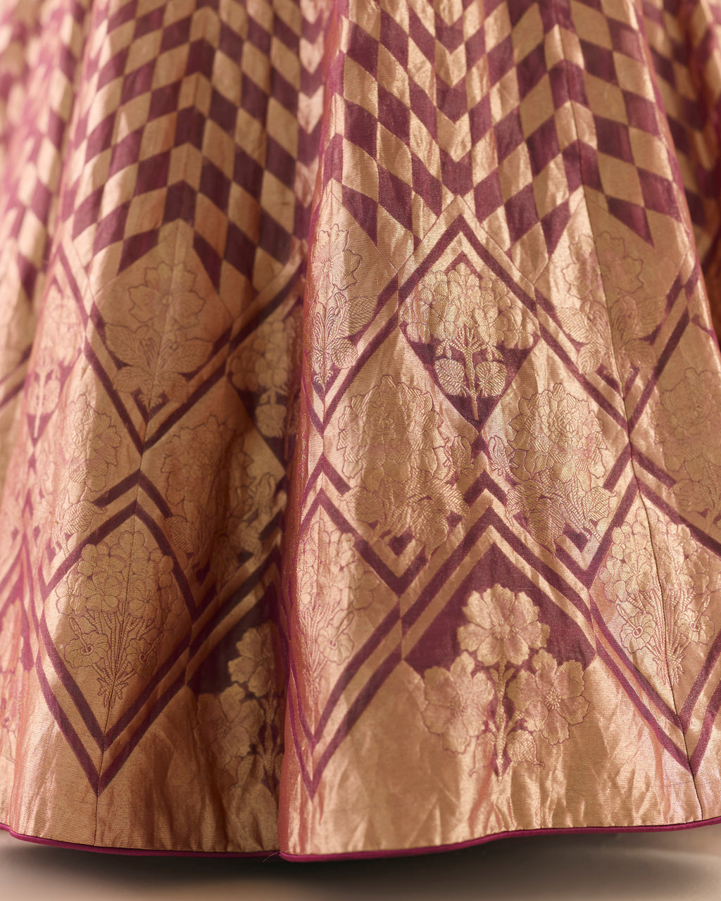 Roseate Romance Woven Cocktail Dress 'The Line'