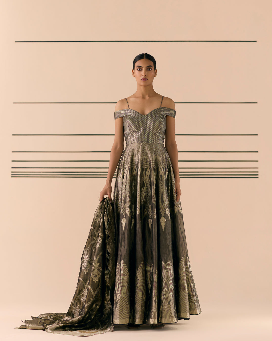 Woven Cocktail Dress 'The Line'