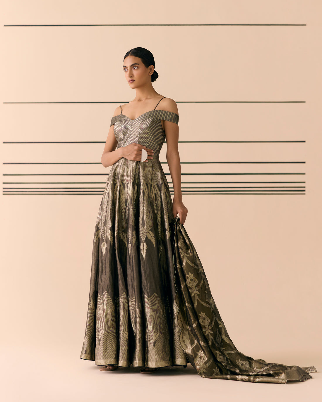 Woven Cocktail Dress 'The Line'