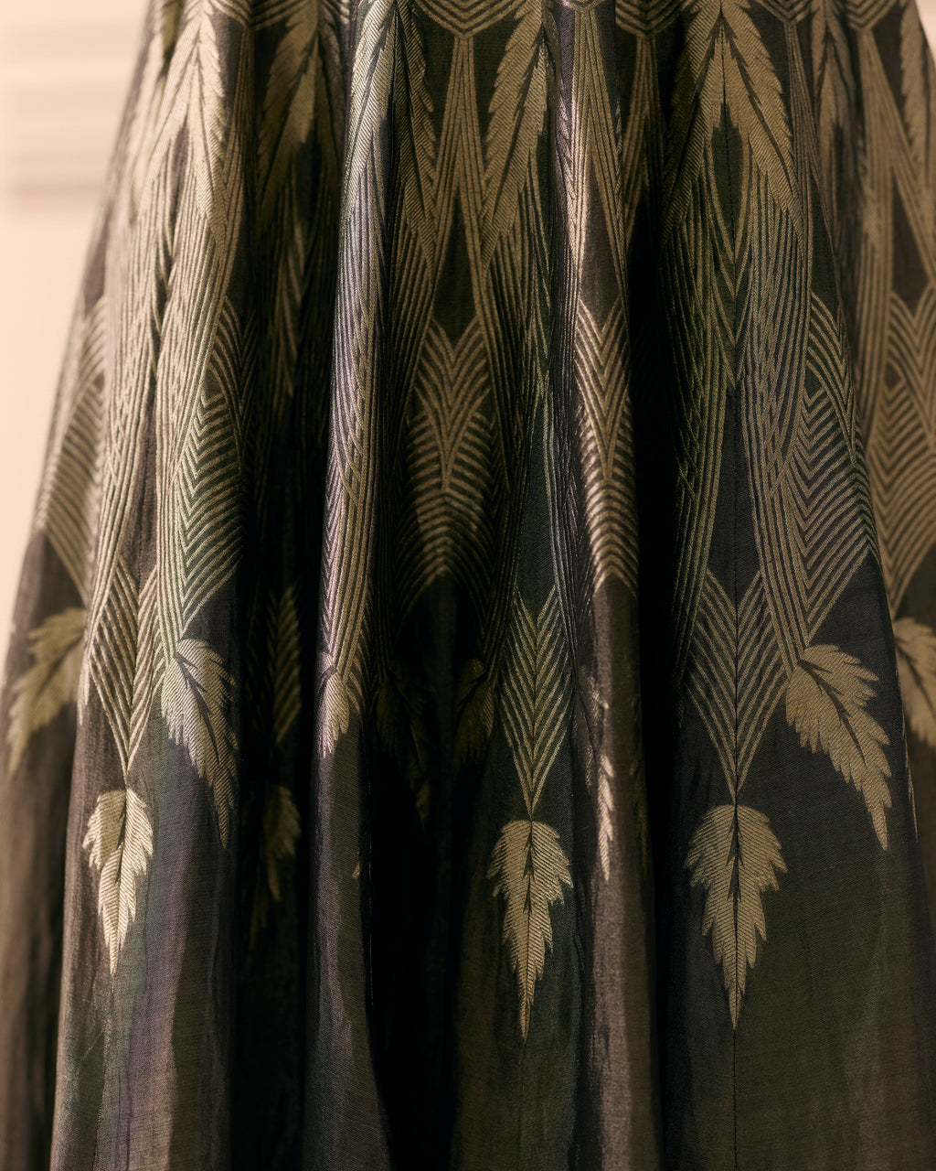 Midnight Grace Black Woven Cocktail Dress 'The Line'