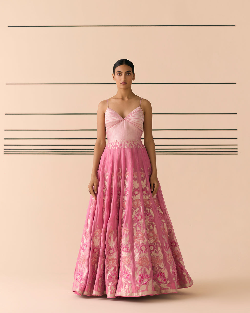 Blush Royale Woven Cocktail Dress 'The Line'