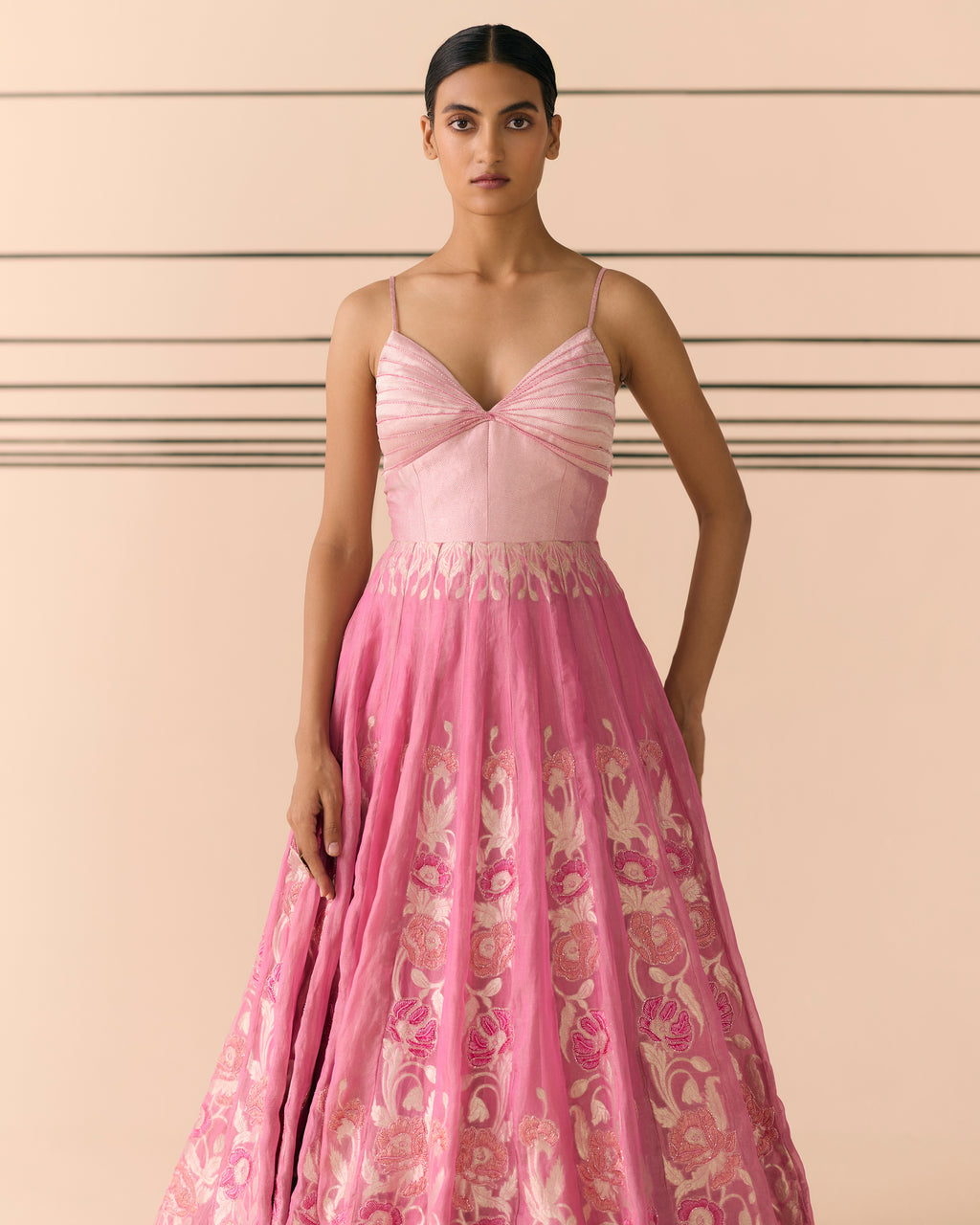 Blush Royale Woven Cocktail Dress 'The Line'