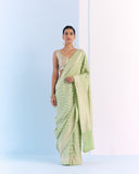 Mint Geometrical Saree 'The Line'