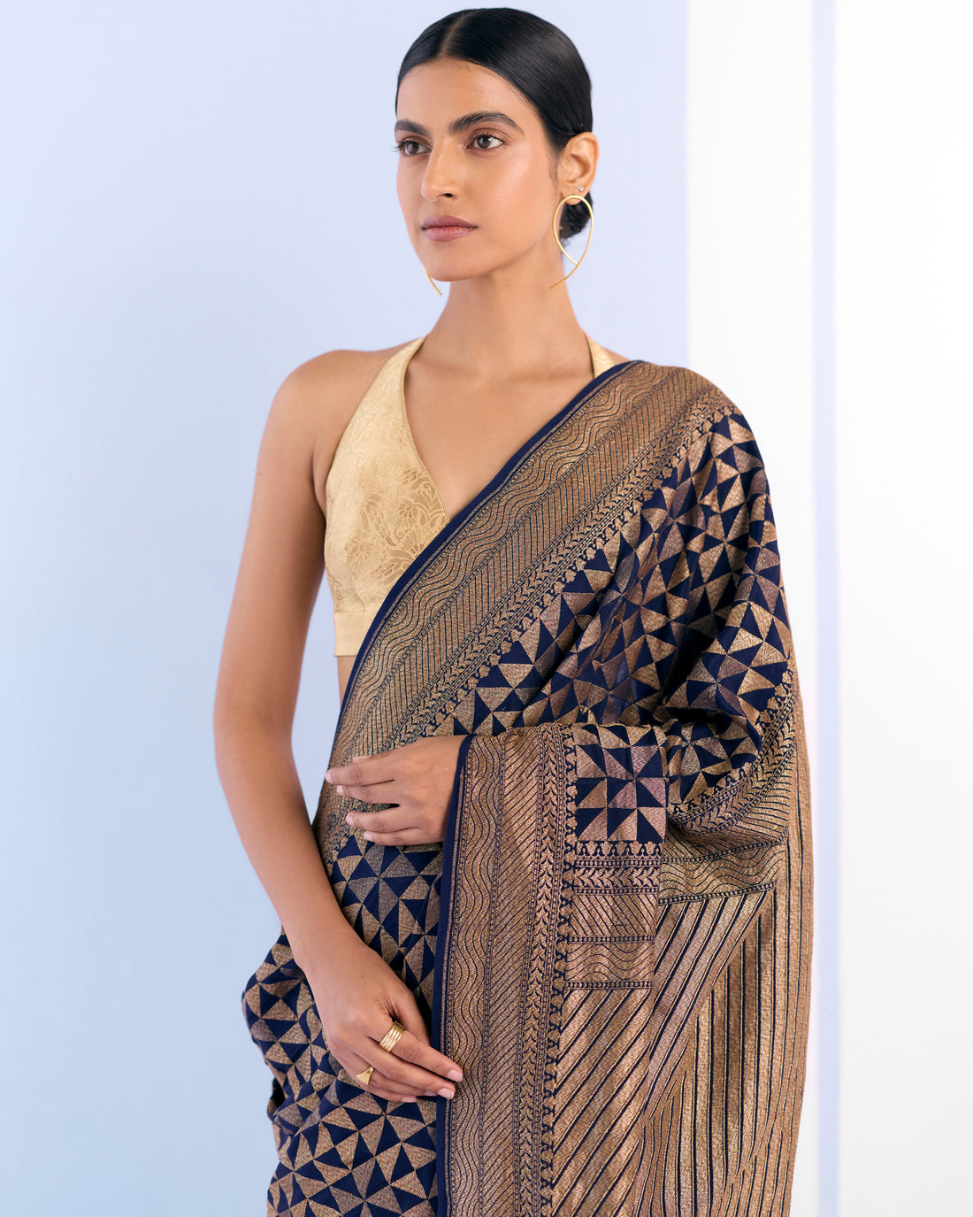 Geometrical Saree 'The Line'