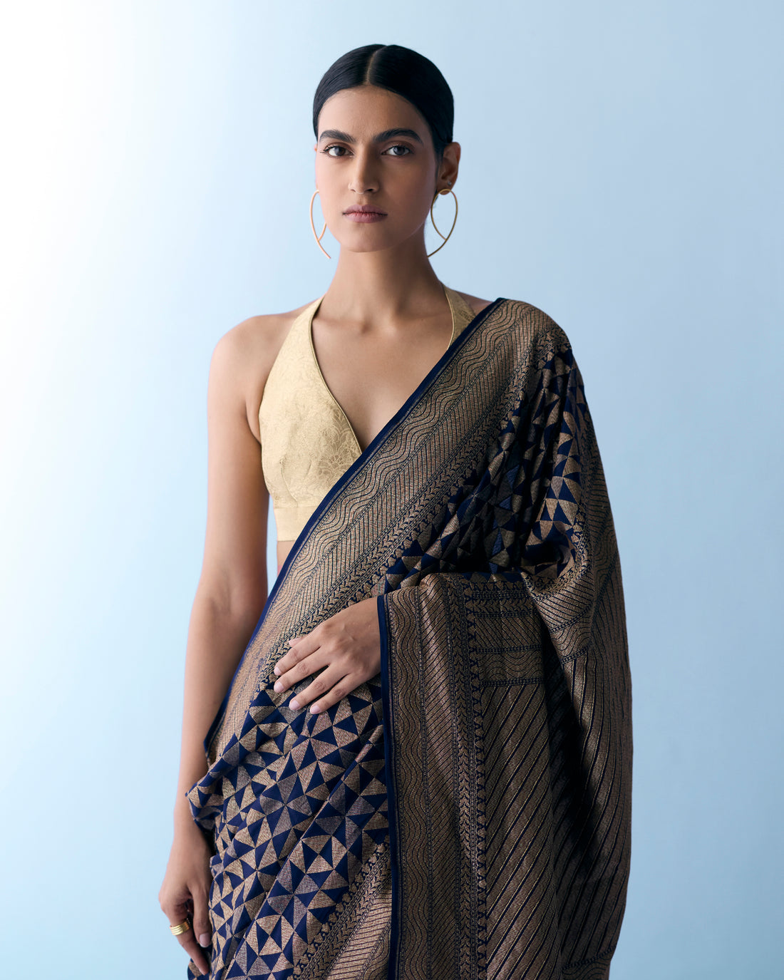 Geometrical Saree 'The Line'